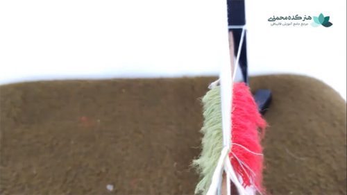 آموزش بافت فرش دو رو